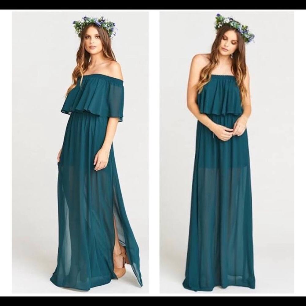 Show Me Your Mumu hacienda dress jade M NWT